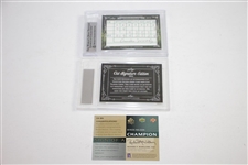Byron Nelson, Gene Sarazen, & David Graham Signed Ltd Ed Golf Cards 