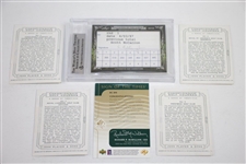 Byron Nelson, Billy Casper, & David Graham Signed Ltd Ed Golf Cards Plus 4 Cig. Cards 