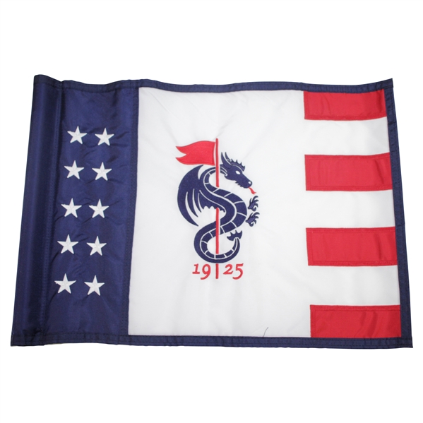 Monterrey Golf Club Course Used Fourth of July Logo Flag