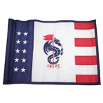 Monterrey Golf Club Course Used Fourth of July Logo Flag