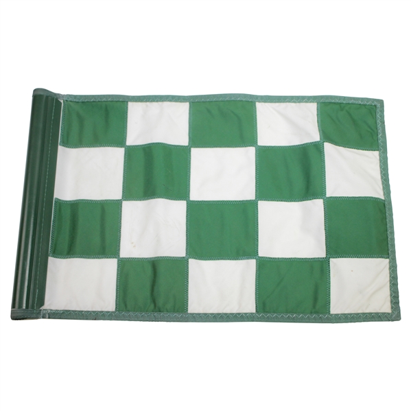 Cypress Point Golf Club Course Used Green/White Checkered Flag