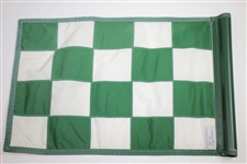 Cypress Point Golf Club Course Used Green/White Checkered Flag