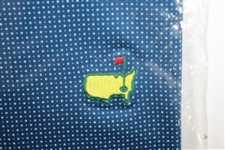 Masters Peter Millar Edition XL Blue with White Dot Short Sleeve Golf Shirt - Unused