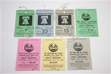 1972 & 1973 IVB Golf Classic Programs with 1965-1967 & 1975-1977 Tickets
