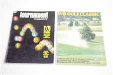 1972 & 1973 IVB Golf Classic Programs with 1965-1967 & 1975-1977 Tickets