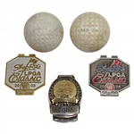 US Royal Special & US True Blue Electronic Golf Balls with Three LPGA Money Clips