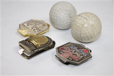 US Royal Special & US True Blue Electronic Golf Balls with Three LPGA Money Clips