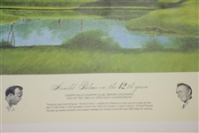 Arnold Palmer 1960 US Open at Cherry Hills 'On the 12th' Print by Donald Moss