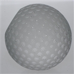 Tiffany & Co Luxury Leaded Crystal Art Glass Golf Ball Paperweight with Original Box