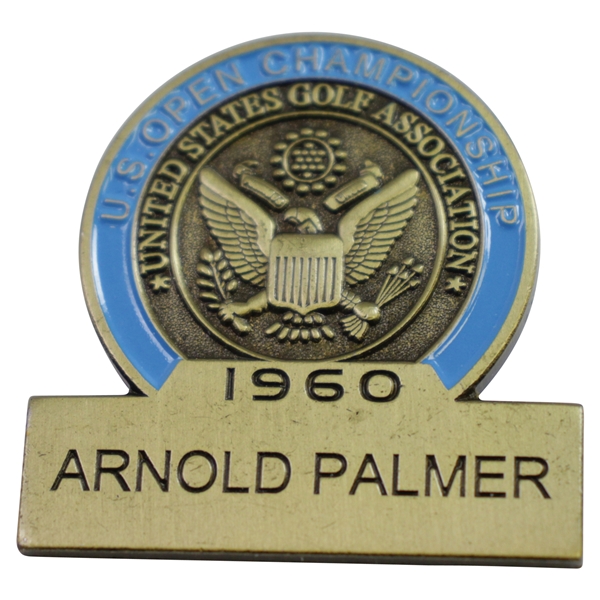 Arnold Palmer 1960 US Open Commemorative Contestant Badge - 2017 US Open Ltd Ed