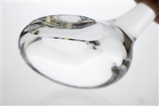Tiffany & Co Luxury Large Leaded Crystal Art Glass Golf Club Paperweight
