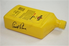 Arnold Palmer Signed Pennzoil Oil Company Yellow Quart JSA ALOA