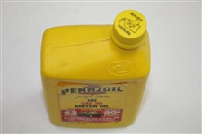 Arnold Palmer Signed Pennzoil Oil Company Yellow Quart JSA ALOA