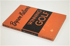 Byron Nelson Signed 1946 'Winning Golf' Book with Inscription JSA ALOA