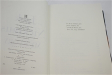 Jack Nicklaus Signed 1997 Book 'My Story' JSA ALOA