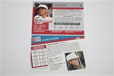 Arnold Palmer, Jack Nicklaus, Gary Player, & Lee Trevino Signed Pro-Set Golf Cards JSA ALOA