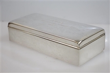 Al Geiberger's Defending PGA Champion 1967 PGA Champions Dinner Poole Sterling Silver Keepsake Box