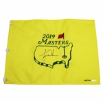 Tiger Woods Signed 2019 Masters Embroidered Flag Limited Ed UDA Flag #BAM154611