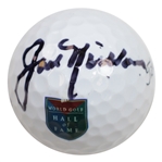 Jack Nicklaus Signed World Golf Hall of Fame Logo Golf Ball FULL JSA #BB22120