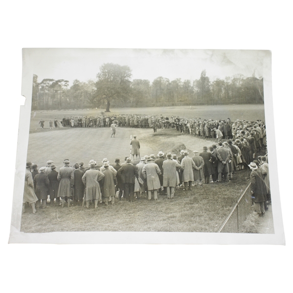 Abe Mitchell v George Duncan Match at Roehampton Daily Mail Photo - Victor Forbin Collection