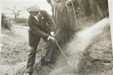 Taylor in The Great Golf Match - Gutty v Rubber Core Alfieri Picture Service Photo - Victor Forbin Collection
