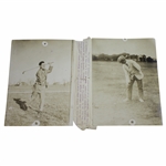 One Armed Golfers Haskins & Dickinson Contest PJ Press Bureau Photo - Victor Forbin Collection