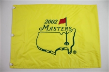 2001, 2002, & 2005 Masters Tournament Embroidered Flags - Tiger Wins!