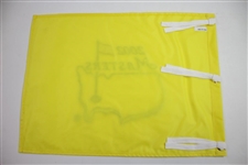 2001, 2002, & 2005 Masters Tournament Embroidered Flags - Tiger Wins!