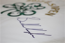 Brooks Koepka Signed 2017 US Open at Erin Hills Embroidered Flag - Full Sig! JSA #CC87206