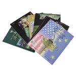 Seven (7) Official Ryder Cup Programs - 1987, 1989, 1993, 1995, 1999, 2001, & 2002