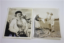 Four (4) Different 1930's Patty Berg Wire Photos