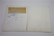 Four (4) Different 1930's Patty Berg Wire Photos