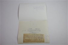 Four (4) Different 1930's Patty Berg Wire Photos