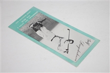 Circa 1930 Bobby Jones 'Golf Sengokuhara: Sengokuhara Golf Course & Club House' Brochure 