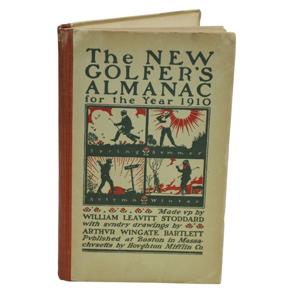 The New Golfers Almanac for the Year 1910 Book Made by William Leavitt Stoddard