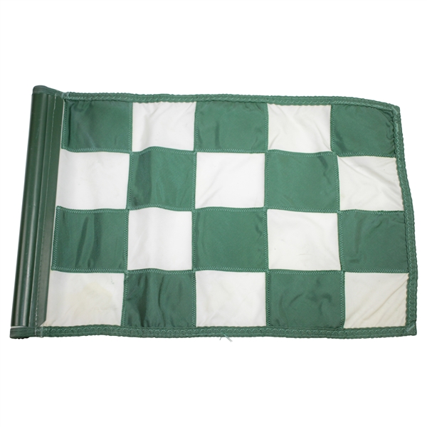 Cypress Point Course Flown Green & White Checkered Flag