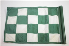 Cypress Point Course Flown Green & White Checkered Flag