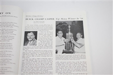 Arnold Palmer, Wall, Venturi, Goalby, Boros, & others Multi-Signed 1959 Buick Open Program JSA ALOA