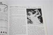 Arnold Palmer, Wall, Venturi, Goalby, Boros, & others Multi-Signed 1959 Buick Open Program JSA ALOA