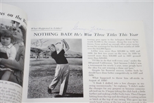 Arnold Palmer, Wall, Venturi, Goalby, Boros, & others Multi-Signed 1959 Buick Open Program JSA ALOA