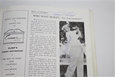 Arnold Palmer, Wall, Venturi, Goalby, Boros, & others Multi-Signed 1959 Buick Open Program JSA ALOA