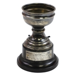 U.S. Carson Hole-In-One Crossed Clubs Silver Trophy - Morpeth Golf Club - 10/12/1972