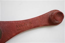 Circa Early 1900's Avon Red Rubber Weighted Tee - Made in England