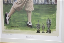 Bobby Jones Slam Third Leg at Interlachen Deluxe Offset Lithograph 139/650 by Douglas B London