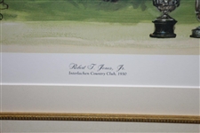 Bobby Jones Slam Third Leg at Interlachen Deluxe Offset Lithograph 139/650 by Douglas B London