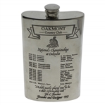 Oakmont Country Club Sheffield England Pewter Flask
