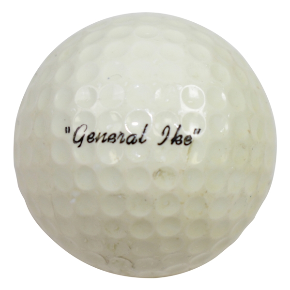 Vintage Dwight D. Eisenhower "General Ike" Logo Golf Ball