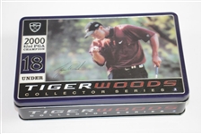 Tiger Slam Commemorative Golf Ball Tins for Masters, PGA, US Open, & OPEN Victories - Complete Set