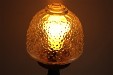 Classic Golf Themed Lamp with Post-Swing Golfer & Two Spectators on Bench - Works
