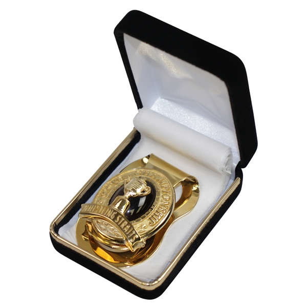 2010 PGA Championship at Whistling Straits Amber Stone Jewel Money Clip